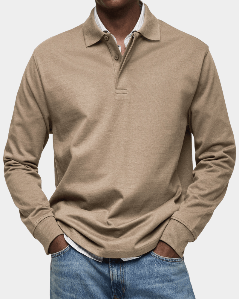 Albert — collared knit jumper