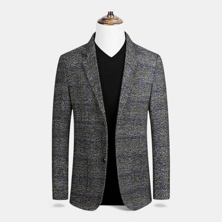 Men’s Blazer Comfort Classic Tartan Style