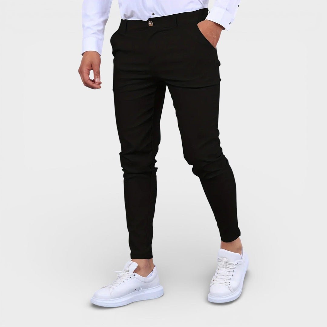 Men’s Classic Chino Pants Straight Fit Timeless Elegance