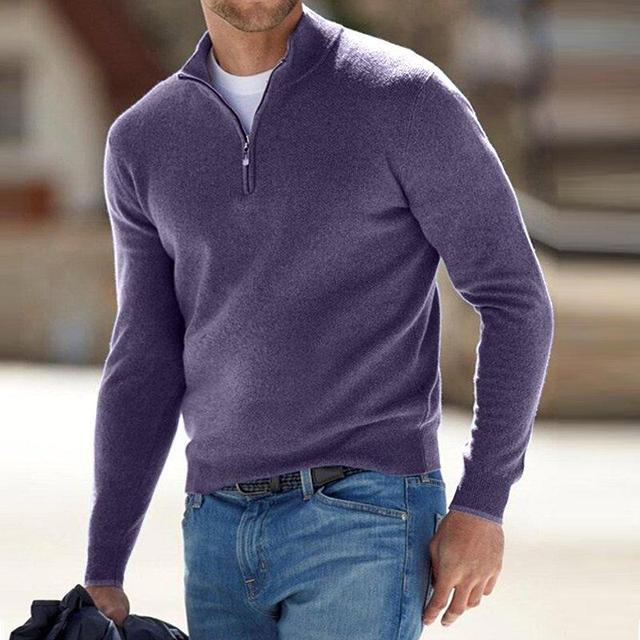 Henry — soft zip sweater
