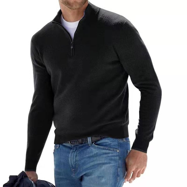 Henry — soft zip sweater