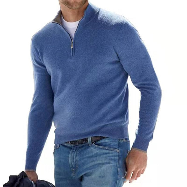 Henry — soft zip sweater