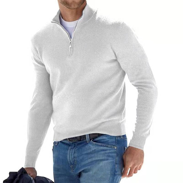 Henry — soft zip sweater