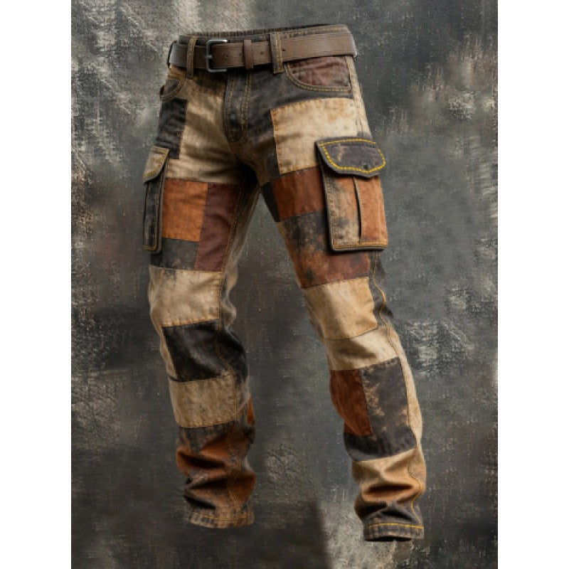 Steve | Cargo Pants with Patchwork for Men