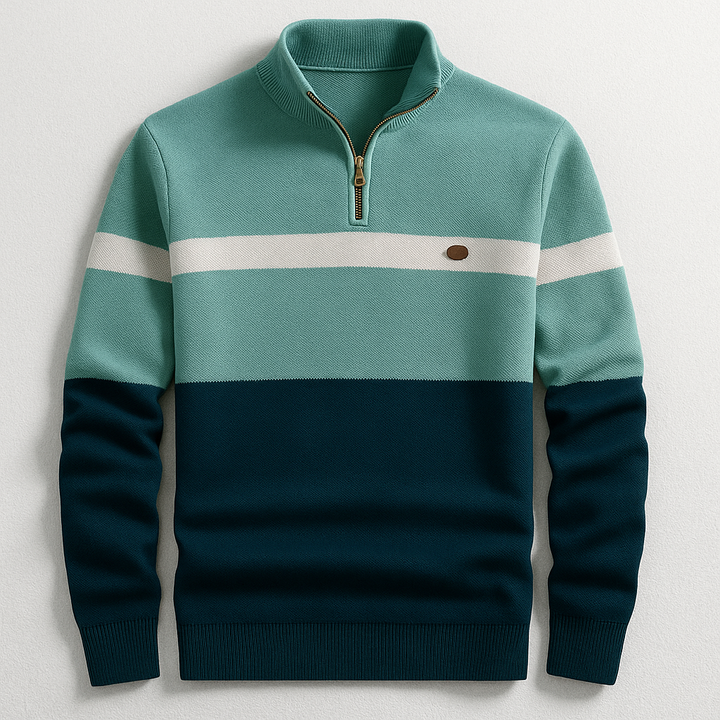 Patrick | Heritage Quarter-Zip Pullover Sweater
