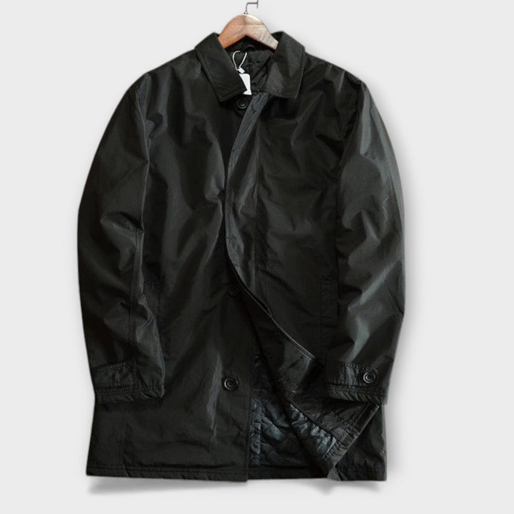 Men’s Timeless Trench Jacket Classic Outerwear