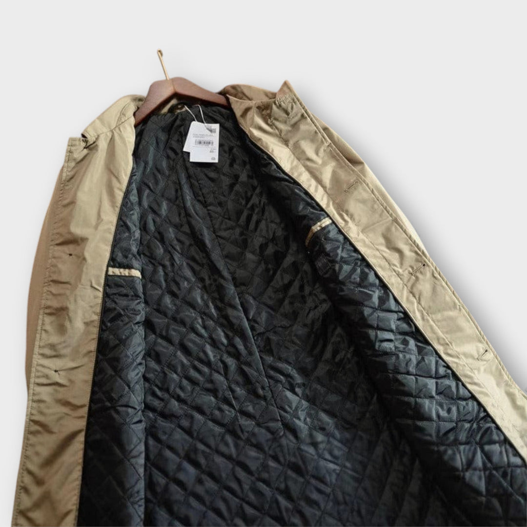 Men’s Timeless Trench Jacket Classic Outerwear