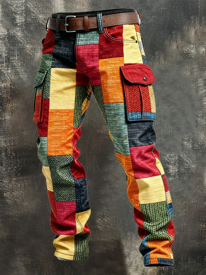 John | Cargo Pants with Patchwork for Men