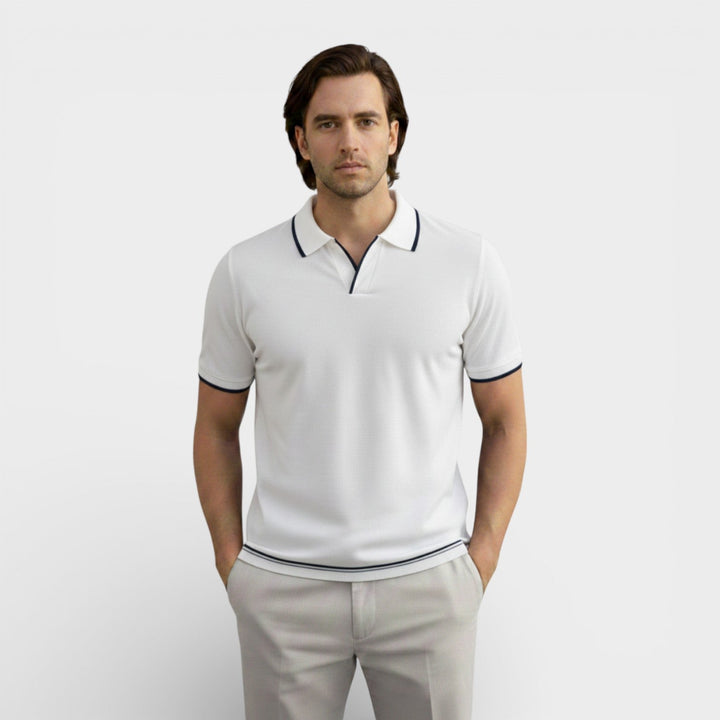 Men's Short Sleeve Knit Polo