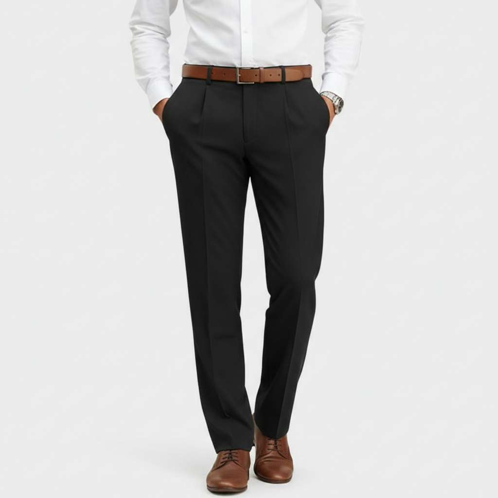 Men’s Pants Zip Closure Comfort Classic Straight Fit