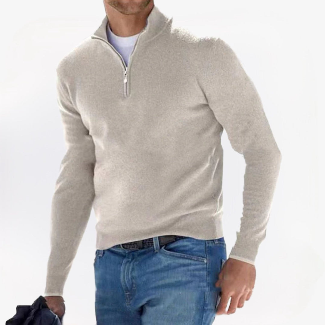 Henry — soft zip sweater