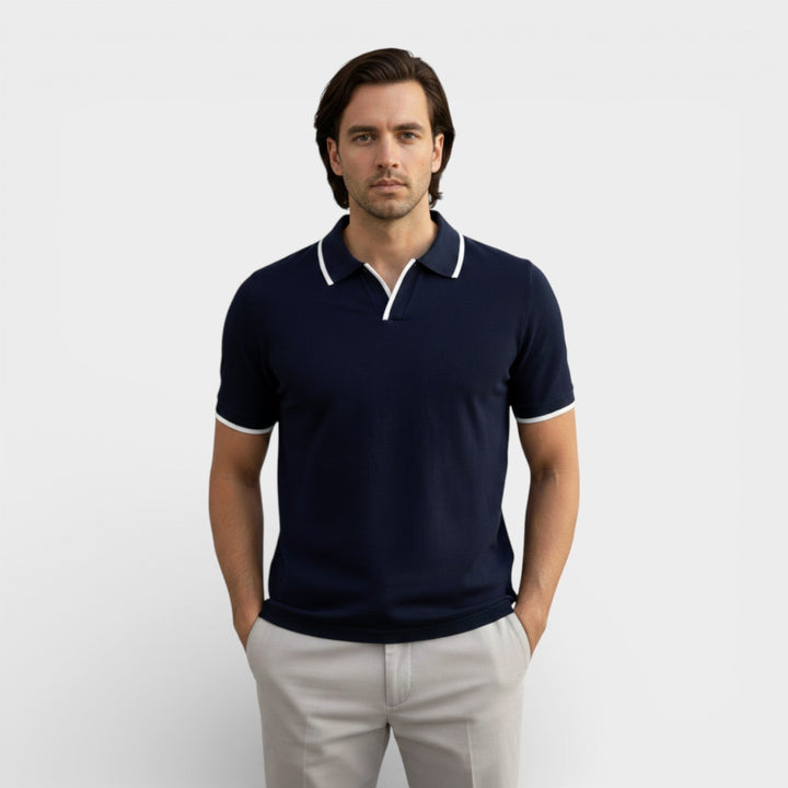 Men's Short Sleeve Knit Polo