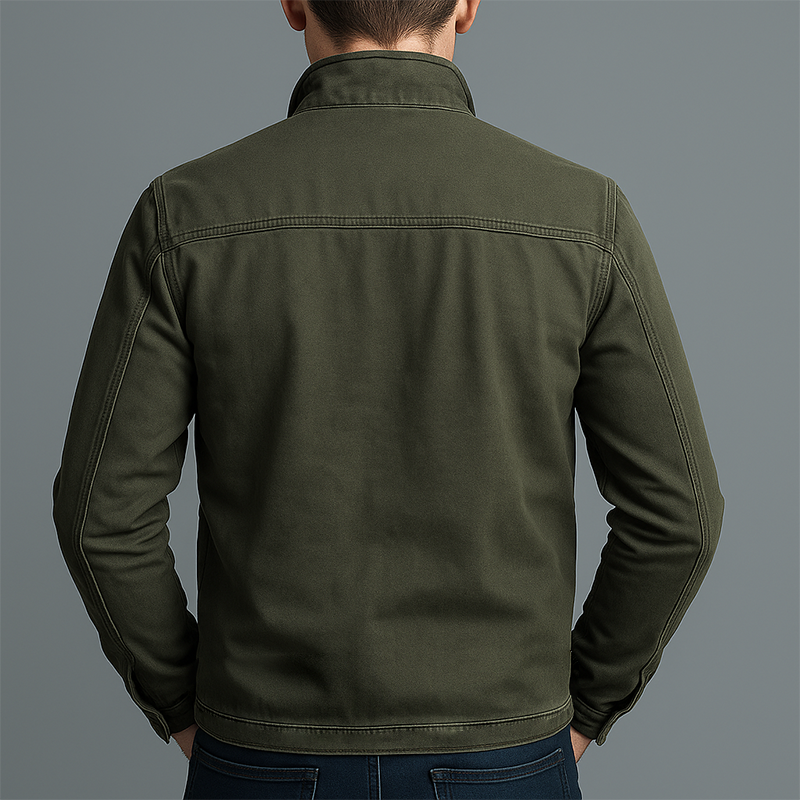 Dean Vintage Cotton Zip Jacket