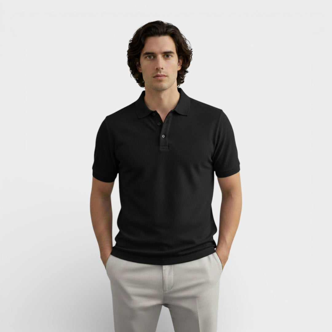 Men’s Breathable Polo Shirt  Lightweight Summer Comfort Fit